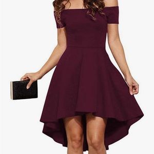 Maroon medium sized dress off of Amazon.